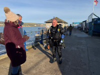 Picture titled: Another brave diver